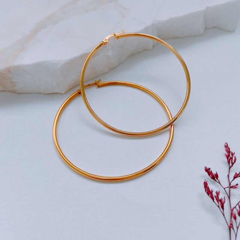 ARGOLLAS CLÁSICAS DORADAS MEDIANAS