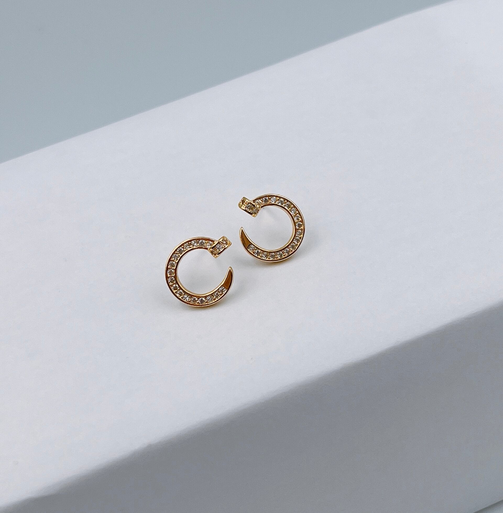 Aretes aros abiertos