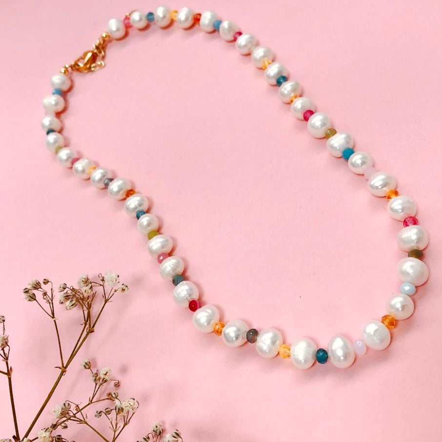 COLLAR KIDCORE DE PERLAS