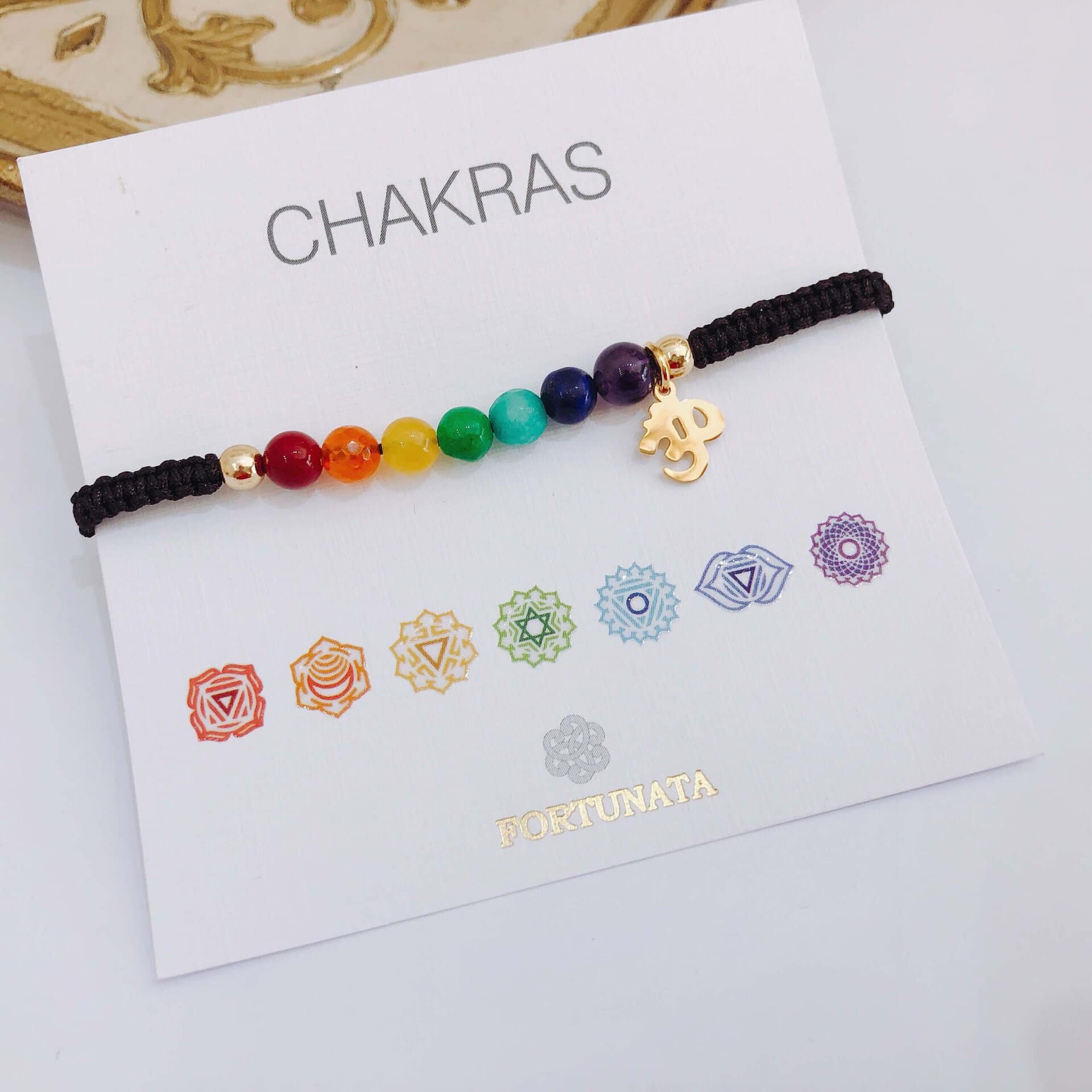Pulsera Macrame de 7 Chakras