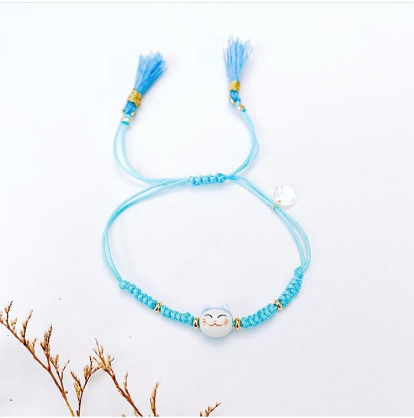 Pulsera Catlover Celeste